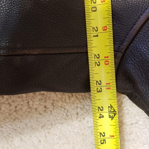 Brown leather jacket - Picture 7 of 7